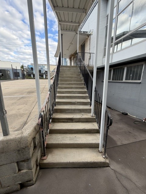 Staircase after cleaning